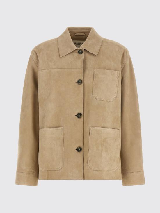 26FW 위켄드막스마라 자켓 2625446071600 001 Beige