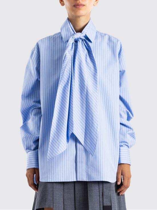 26FW 사카이 블라우스 2608616 458 Blue