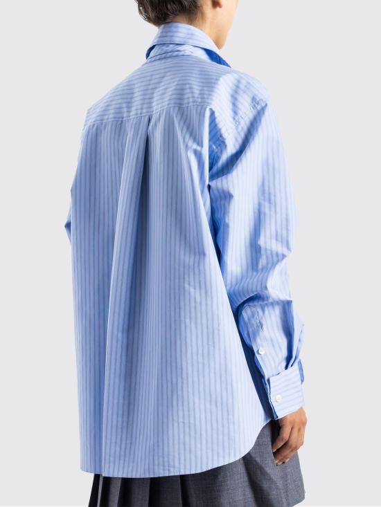 26FW 사카이 블라우스 2608616 458 Blue - SACAI