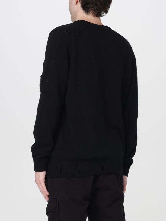 26FW 씨피 컴퍼니 스웨터 21CMKN085A110149A 999 Black - C.P. COMPANY