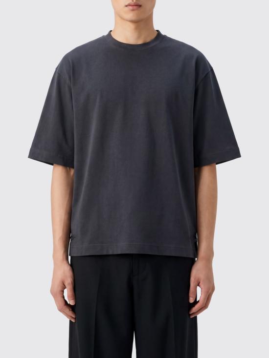 26FW 자크뮈스 롱 카레 반팔 티셔츠 TSM00578AJ00254 990 Black