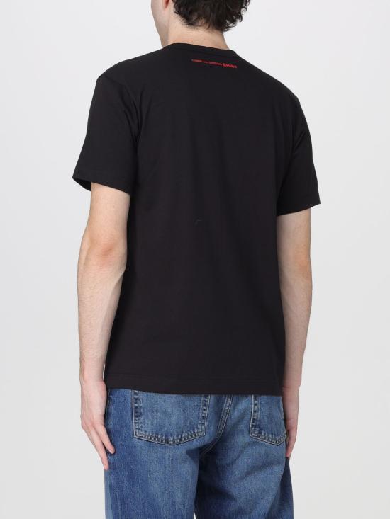26FW 꼼데가르송 반팔 티셔츠 FRT007 1 Black 2 - COMME DES GARCONS