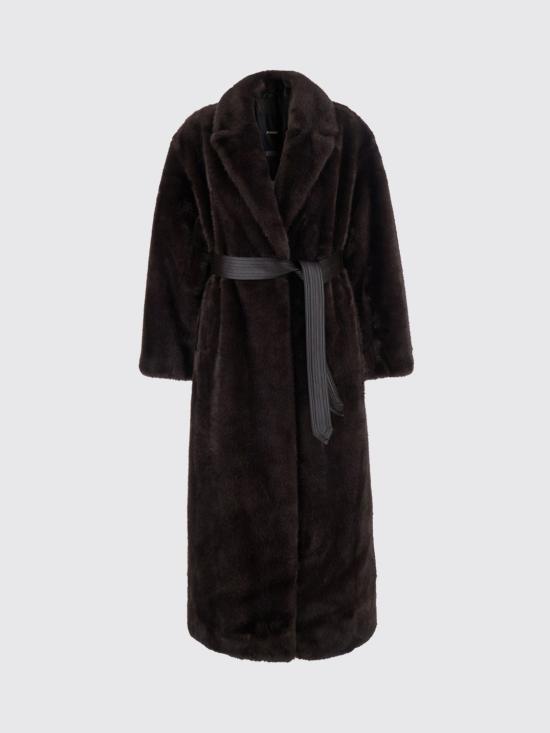 26FW 핑코 코트 107168A3FK L72 Brown - PINKO
