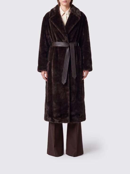 26FW 핑코 코트 107168A3FK L72 Brown