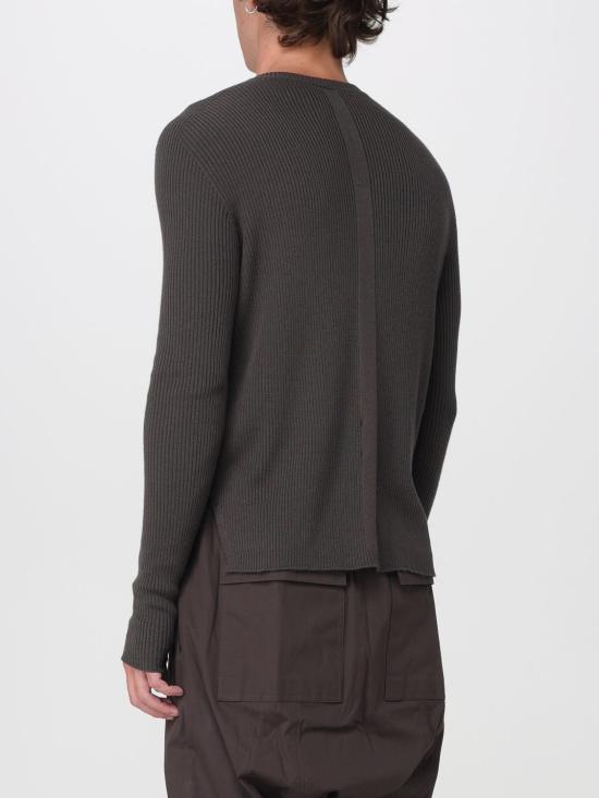 26FW 릭 오웬스 리브드 지오 스웨터 RU02F4639RIBM 78 Grey - RICK OWENS