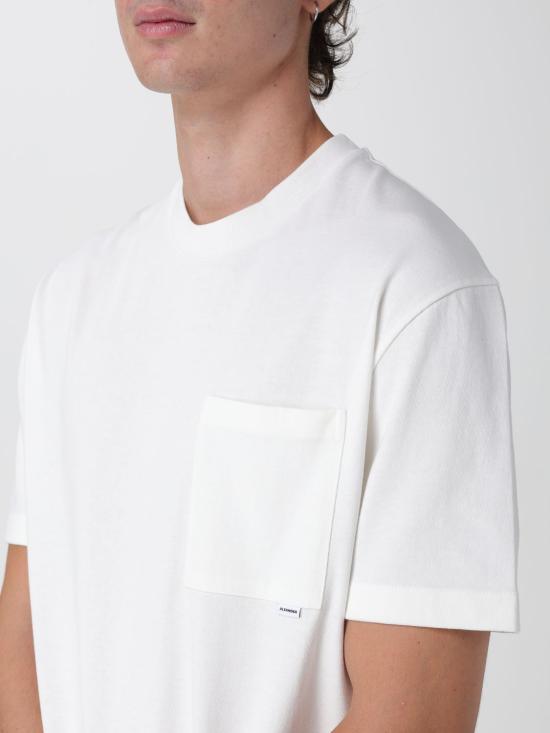 26FW 질샌더 반팔 티셔츠 J22GC0270J20256 100 White - JIL SANDER