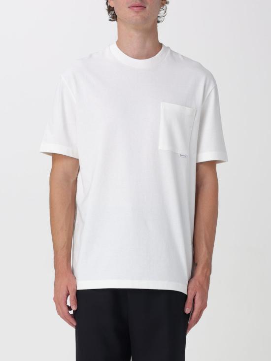26FW 질샌더 반팔 티셔츠 J22GC0270J20256 100 White