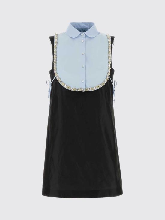 26FW 프라다 미디 원피스 P3T00RSOOO120M F0002 Black