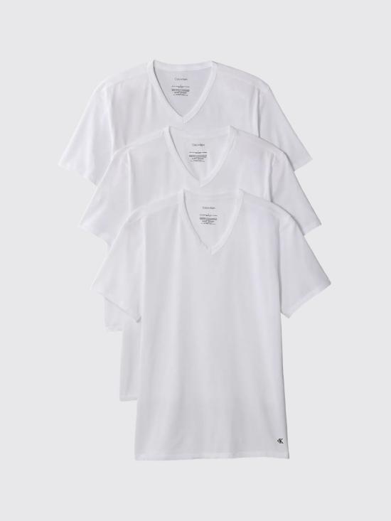26FW 캘빈클라인 반팔 티셔츠 LV00NB4186 100 White - CALVIN KLEIN