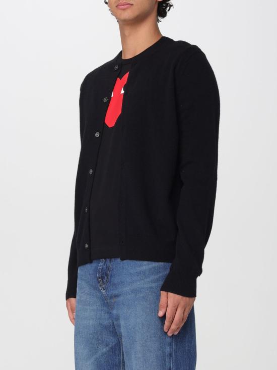 26FW 꼼데가르송 스웨터 FZN106 1 Black - COMME DES GARCONS