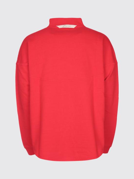 26FW 자크뮈스 긴팔 티셔츠 SSM00321AJ00255 470 Red - JACQUEMUS