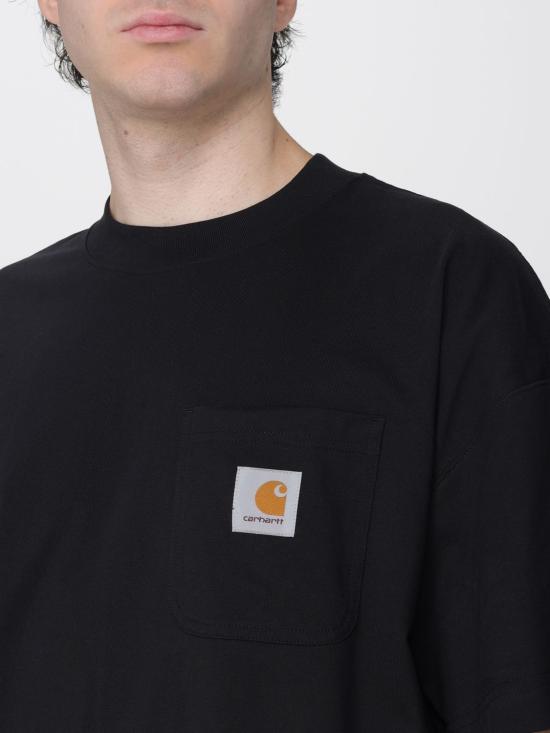 26FW 칼하트 WIP 반팔 티셔츠 I037015 89XX Black - CARHARTT WIP