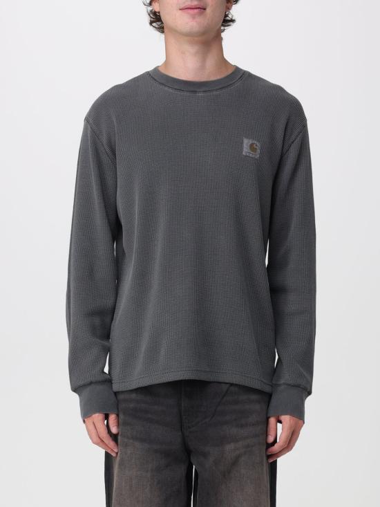26FW 칼하트 WIP 롱슬리브 비스타 와플 티셔츠 I035304 89GD Grey