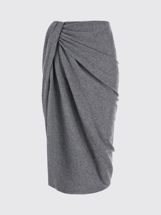 26FW 이자벨마랑에뚜왈 스커트 JU0018FBD3K05E 02GY Grey - ISABEL MARANT ETOILE