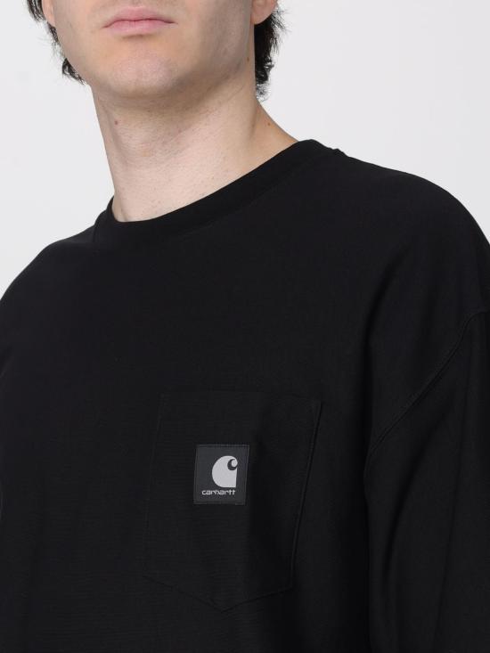 26FW 칼하트 WIP 반팔 티셔츠 I037115 89XX Black - CARHARTT WIP