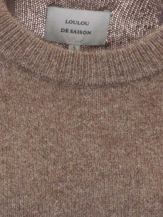 26FW 루루 드 세종 스웨터 TRISTANLDS ASHES MELANGE Beige - LOULOU DE SAISON