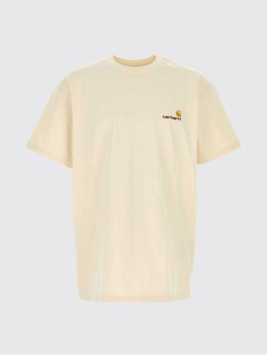 26FW 칼하트 WIP 숏슬리브 아메리칸 스크립트 티셔츠 I029956 05XX Natural - CARHARTT WIP