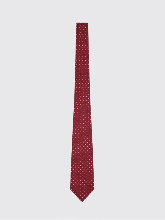 26FW 엠포리오 아르마니 넥타이 EM001344TE22402 F5072 Burgundy