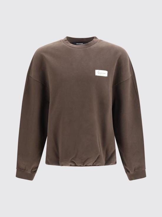 26FW 자크뮈스 긴팔 티셔츠 SSU00215AJ00325 881 Brown - JACQUEMUS