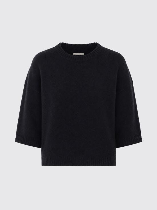 26FW 루루 드 세종 스웨터 AZALI Black - LOULOU DE SAISON