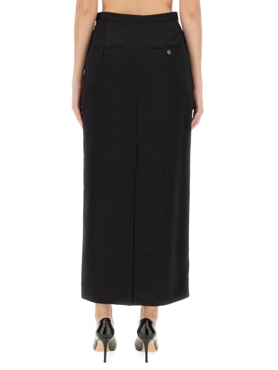  랑방 스커트 RW ST0003 5822 H2310 BLACK - LANVIN