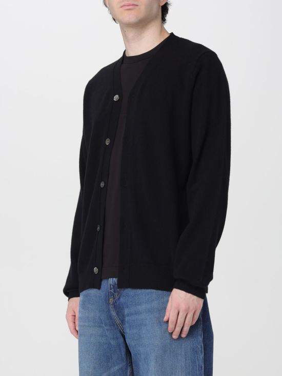 26FW 꼼데가르송 브이넥 가디건 FZN105 1 Black - COMME DES GARCONS