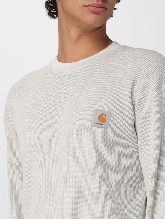 26FW 칼하트 WIP 롱슬리브 비스타 와플 티셔츠 I035304 2LPGD White - CARHARTT WIP