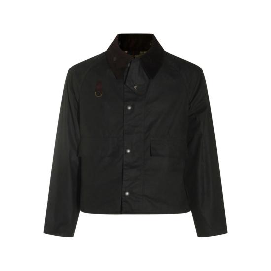 26FW 바버 SPEY 스페이 슬림 왁스 재킷 MWX1212 SG51 BLACK