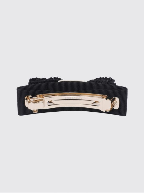 26FW 살바토레 페라가모 헤어 액세서리 346972 662681 Black - SALVATORE FERRAGAMO