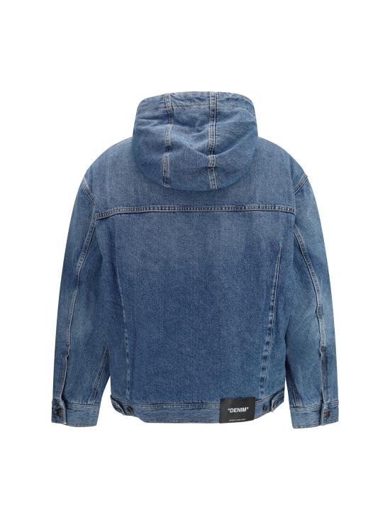 26FW 오프화이트 자켓 OMYE09SF26DEN00240 400 BLUE - OFF WHITE
