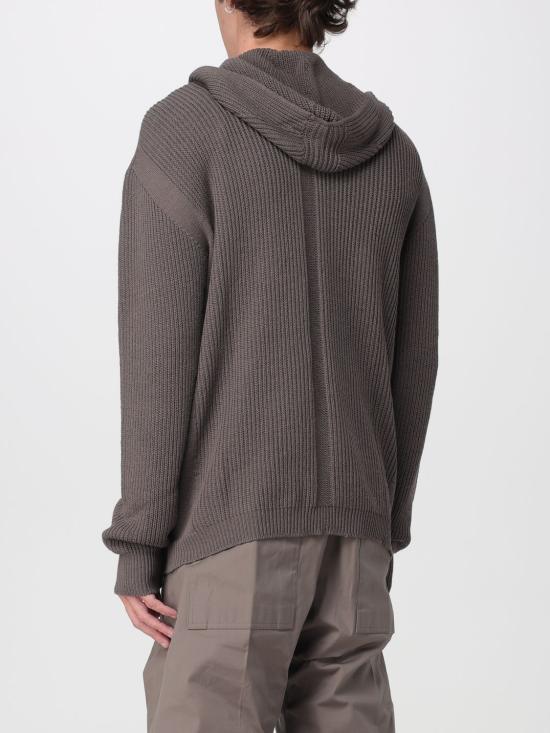 26FW 릭 오웬스 후드 티셔츠 RU02F4647KWVH 78 Grey - RICK OWENS