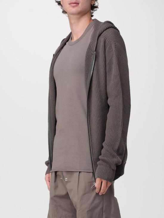 26FW 릭 오웬스 후드 티셔츠 RU02F4647KWVH 78 Grey - RICK OWENS