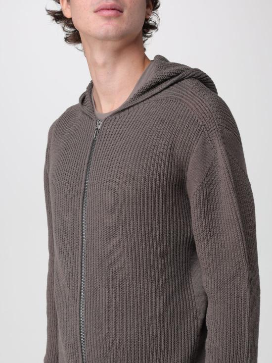 26FW 릭 오웬스 후드 티셔츠 RU02F4647KWVH 78 Grey - RICK OWENS