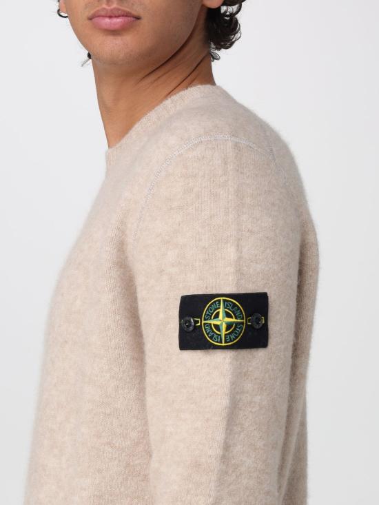 26FW 스톤 아일랜드 스웨터 5100050S0N22 V0M94 Biscuit - STONE ISLAND