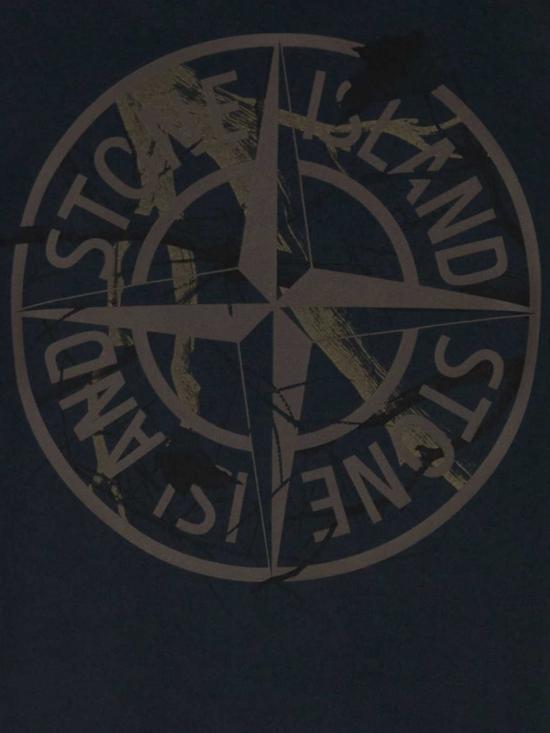 26FW 스톤 아일랜드 반팔 티셔츠 2100001S0E19 V0020 Navy - STONE ISLAND