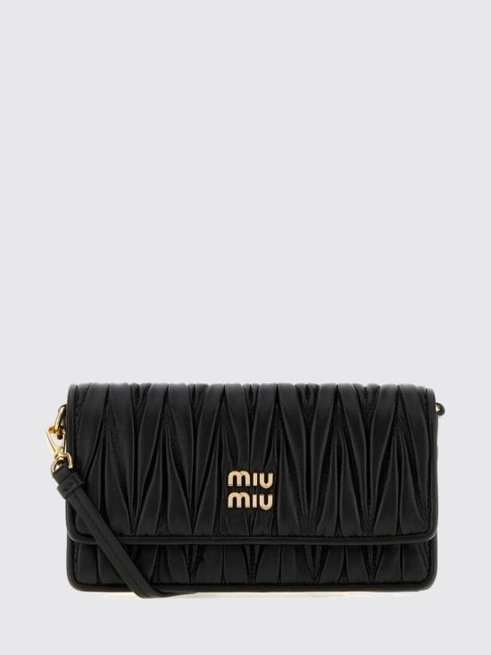 26FW 미우미우 토트백 5NF465AFPP F0002 Black