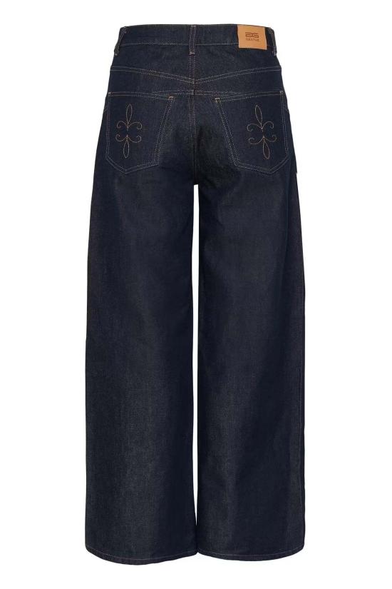 게스투즈 데님 팬츠 테나 와이드 진 다크 블루 데님 - GESTUZ