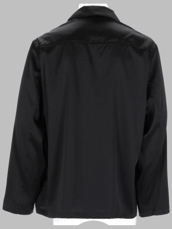  MM6 메종마르지엘라 라운지 웨어 Mm6 메종 마르지엘라 실크 파자마 셔츠 블랙 - MM6 MAISON MARGIELA