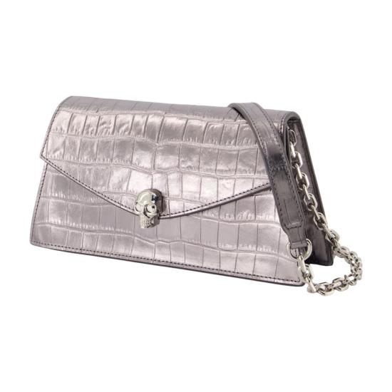 26FW 알렉산더 맥퀸 클러치/파우치 8746981HBA31640 SILVER - ALEXANDER MCQUEEN