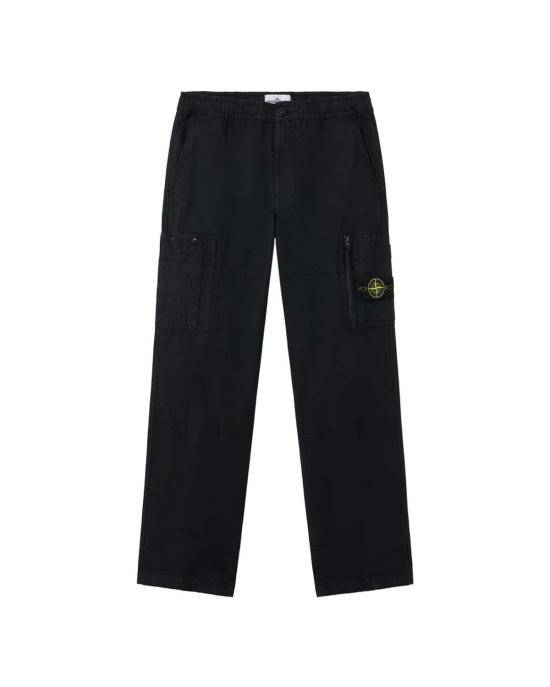  스톤 아일랜드 치노 팬츠 3100015 S0211 V0029 BLACK