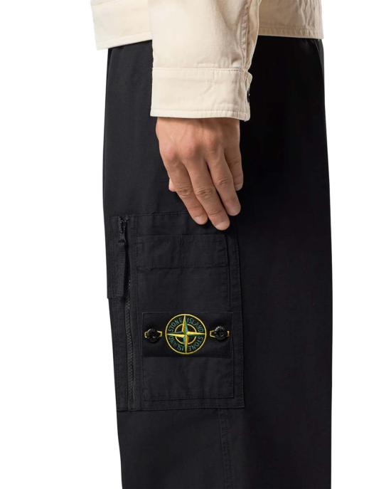  스톤 아일랜드 치노 팬츠 3100015 S0211 V0029 BLACK - STONE ISLAND