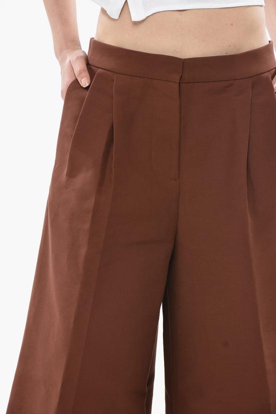  마르니 스트레이트 팬츠 PAMA0288OU TCX28 00M40 Brown - MARNI