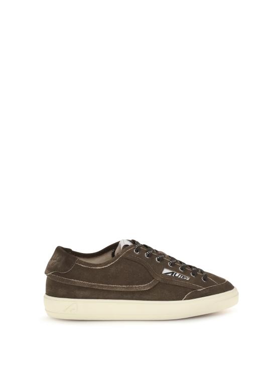 26FW 오트리 WINDSCAPE 로우 스니커즈 캔버스 SCLMKQ02 MUSTANG BROWN