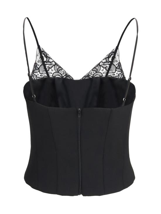 26FW 니사 반팔 티셔츠 TOP16795 BLACK - NISSA
