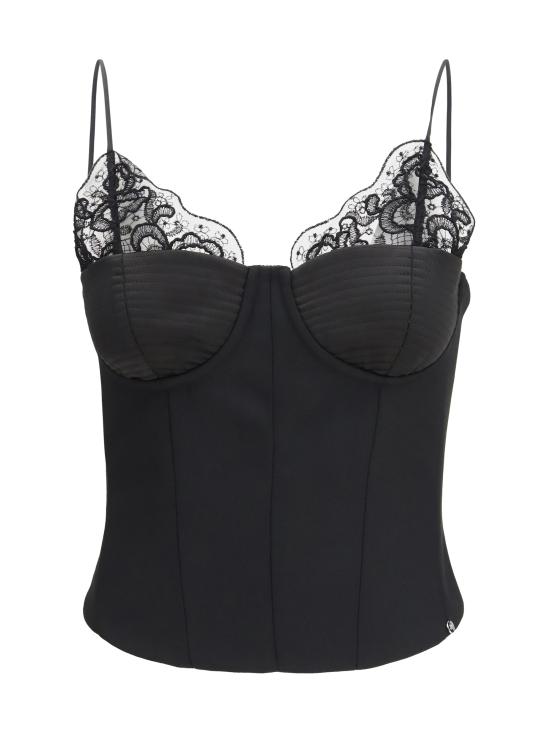 26FW 니사 반팔 티셔츠 TOP16795 BLACK