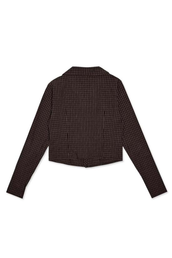  Staple & Hue 탑 스테이플앤휴 체크 셔츠 초콜릿 - OTHER BRANDS