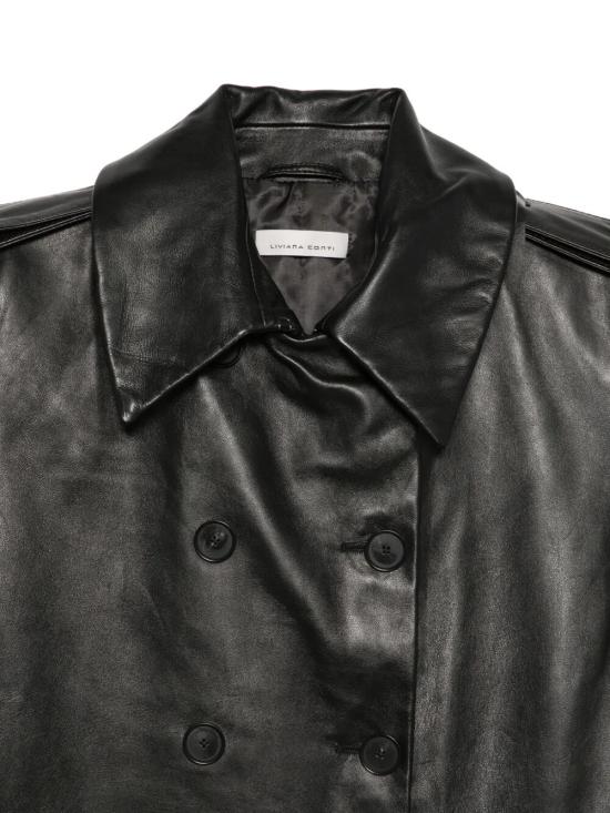 26FW 리비아나 콘티 코트 F6WX30 Y69 0 NERO - LIVIANA CONTI