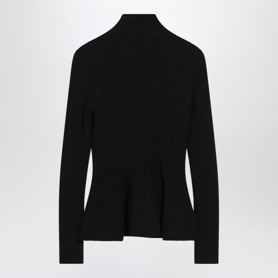 26FW 알라이아 긴팔 티셔츠 AA9S0377K303DWO Black - ALAIA