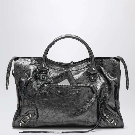 26FW 발렌시아가 르 시티 백 미디엄 8657602AB4V Grey