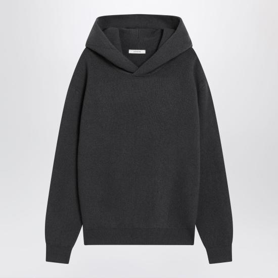 26FW 르메르 캐시미어 후드 스웨터 캐시미어 후드 스웨터 PO0043LK1062 Grey